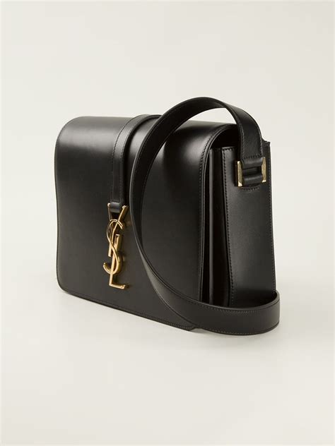 yves saint laurent black shoulder bag|saint laurent monogram crossbody bag.